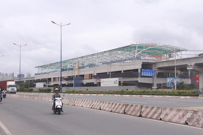 Nhiều nhà ga Metro đã dần hoàn thiện, bất động sản dọc tuyến Metro cũng tăng mạnh theo tiến độ dự án
