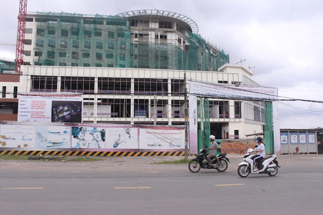 Bệnh viện Ung bướu TP. HCM cơ sở 2 đang hoàn thành những hạng mục cuối cùng để đi vào hoạt động